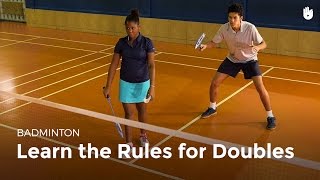 Doubles Rules  Badminton [upl. by Ahsielat]