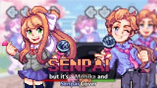 Monika meets Senpai Senpai but its a Monika and Senpai Cover [upl. by Aritak]