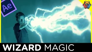 After Effects Tutorial  WizardMage Magic Effect [upl. by Gathers]