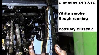 Truck Repairs Cummins L10 STC Smoking and Rough Idle Part 1 [upl. by Leen255]