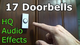 17 Doorbell and Buzzer Recordings  Sound Effects Made for Drama amp Radio [upl. by Lishe]