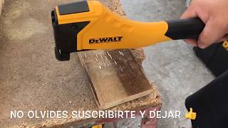 DeWalt Hammer Tacker [upl. by Atsuj]