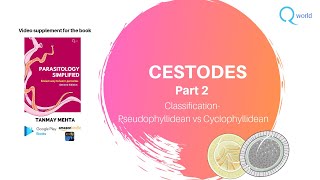 Cestodes classification Pseudophyllidean amp Cyclophyllidean Parasitology simplified tutorials [upl. by Oinegue]