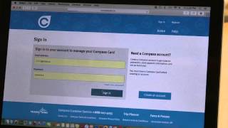 How to load a Compass Card online [upl. by Noizneb]