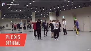 INSIDE SEVENTEEN HIT Dance Practice Behind [upl. by Elmajian]