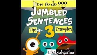 Jumbled Words  Sentence Reordering  Tips and Examples [upl. by Tatianna]