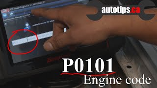 Fixing a P0101 Engine code [upl. by Wallas]