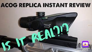 ACOG REPLICA Initial Thoughts  EoTech Combo Update [upl. by Vena233]