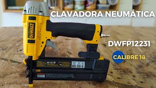 CLAVADORA Neumática DEWALT Calibre 18  DWFP12231 [upl. by Harlan]