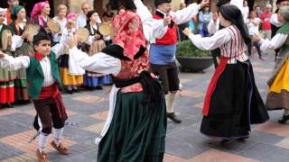 Asturian traditional folk dance  Áviles Asturias Spain [upl. by Dorcus]