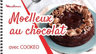 Moelleux au chocolat avec COOKEO  Les recettes Moulinex [upl. by Melac]