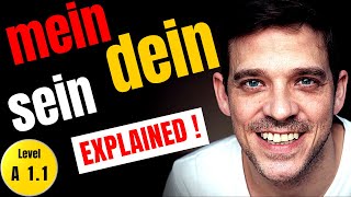 Mein Dein Sein │ Possessivartikel │ German Possessive Articles [upl. by Veronika]