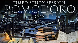 Defense Against the Dark Arts 📚 POMODORO Study Session 5010  Harry Potter Ambience 📚 Focus amp Study [upl. by Arval213]