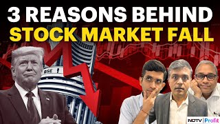 Why Is Stock Market Falling  Nifty Sensex Down  Share Market Down NEWS [upl. by Ahsinawt110]