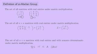 Abstract Algebra 1 Definition of an Abelian Group [upl. by Heshum]