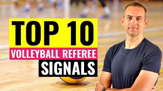 TOP 10 Volleyball Referee Signals You Should Know [upl. by Madian]