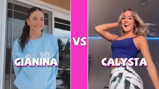 GiaNina Paolantonio Vs Calysta Belle TikTok Dances Compilation [upl. by Leinahtan751]