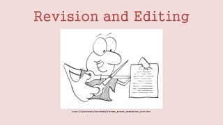 Revision and Editing [upl. by Ligetti]